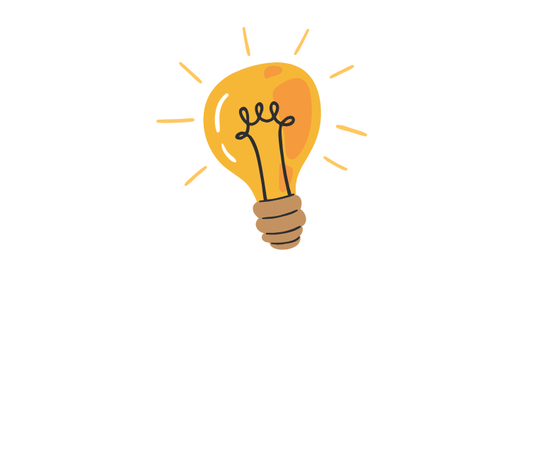 Logotipo. Una bombilla iluminada estilo cartoon, seguido del nombre de la web (Precio Libre) y el lema (lo que no te enseñaron en el colegio)