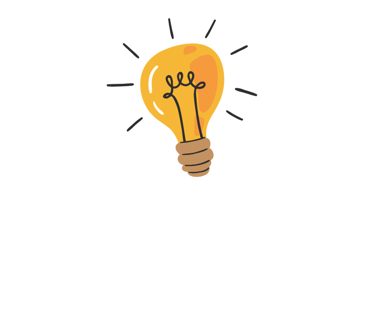 Logotipo. Una bombilla iluminada estilo cartoon, seguido del nombre de la web (Precio Libre) y el lema (lo que no te enseñaron en el colegio)